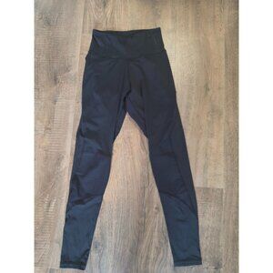 Wondery Black Tactical Full Length Leggings size XS EUC Zip Pockets Buttery Soft